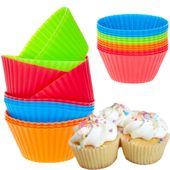 dd47 foremki silikonowe formy do babeczkek muffiny zestaw 12 szt do