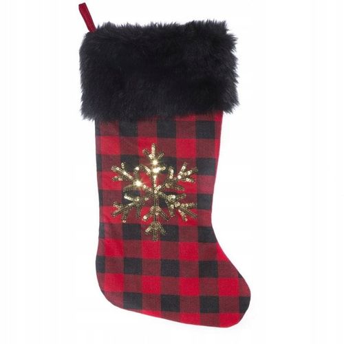 SKARPETA DUŻA DEKORACYJNA OZDOBA ŚWIĄTECZNA NA KOMINEK PREZENTY BUT na Arena.pl