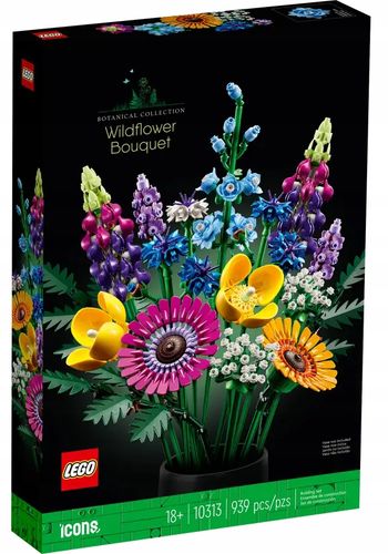 10313 - lego the botanical collection - bukiet z polnych kwiatów na Arena.pl