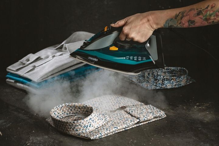 Żelazko PAROWE 3000W Strażak ANTI-CALC ANTI-DRIP Prasowanie w Pionie MOCNE zdjęcie 12