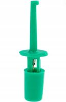 Sonda pomiarowa klips haczyk do analizatora ZIELONA