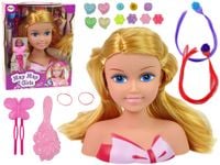 ND24_9955 Glowa Lalki Akcesoria Koraliki Spinki K