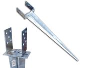 podstawa słupa wbijana regulowana 0-165*700 mm - lbs w 0-160r