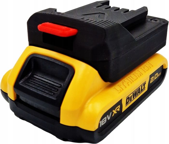 Adapter Przejściówka Baterii Dewalt Do Narzędzi Parkside X20V i Performance zdjęcie 2