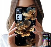 ETUI DO XIAOMI 12T / 12T PRO - PIĘKNE WZORY KWIATÓW, PLECKI, FUTERAŁ