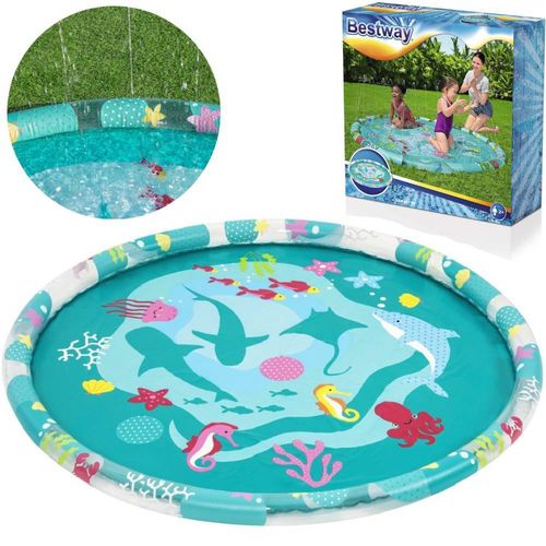 Dmuchany Brodzik Mata Z Fontanną Dla Dzieci 165 cm Bestway 52487 na Arena.pl