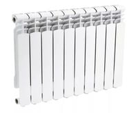 Grzejnik aluminiowy Idmar biały 750 x 574 x 75 mm podłączenie boczne