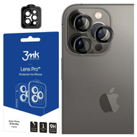 Apple iPhone 15 Pro Max - 3mk Lens Protection Pro Graphite