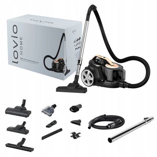 ODKURZACZ BEZWORKOWY CYKLONOWY MOCNY CICHY TURBOSZCZOTKA HEPA 15w1 LOVIO na Arena.pl