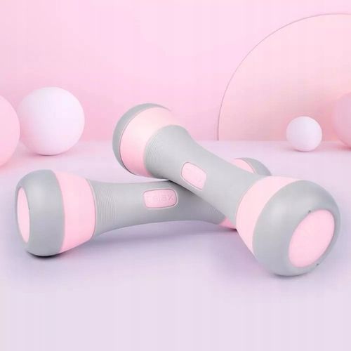 Hantle Ciężarki Regulowane Hantelki Fitness 2x2kg Do Ćwiczeń Dla Kobiet 3w1 na Arena.pl