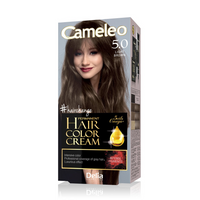 CAMELEO OMEGA+ Farba do włosów - 5.0 Jasny Brąz