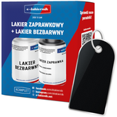 lakier zaprawka + bezbarwny zaprawkowy bmw 475 blacksapphir