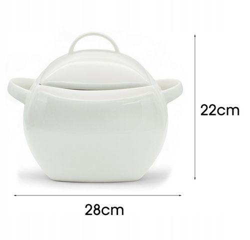 WAZA z pokrywą 4,5L do zupy rosołu NACZYNIE misa zamykana STOŁOWA na Arena.pl