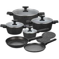 zestaw 12 elem. garnków marmurkowych klausberg kb-7830
