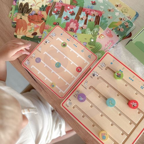 DLA DZIECI DREWNIANA GRA NAUKA LICZENIA ZWIERZĄTKA na Arena.pl