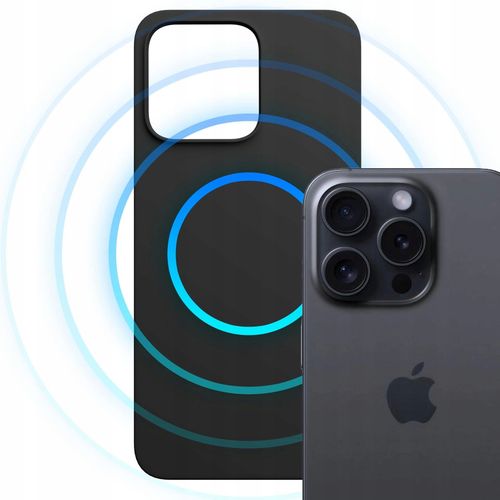 apple iphone 15 pro max - 3mk hardy magsilicone graphite na Arena.pl