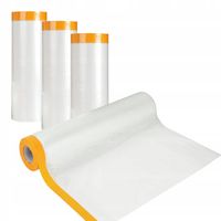 ZESTAW TAŚMA MALARSKA Z FOLIĄ ANTYCHLAP 270cm/20m folia ochronna 4 SZT