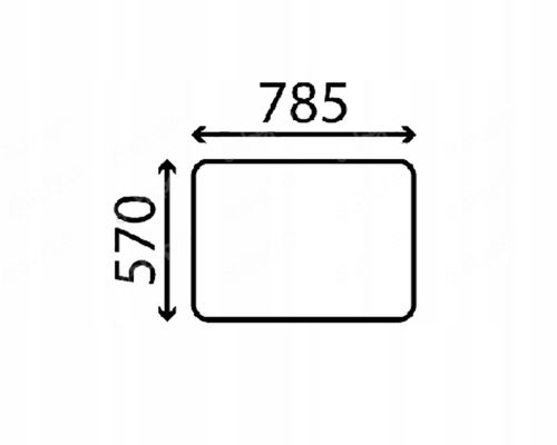 Szyba tylna - tył JCB 8080 ZTS 8085 ZTS JS130W JS145W na Arena.pl