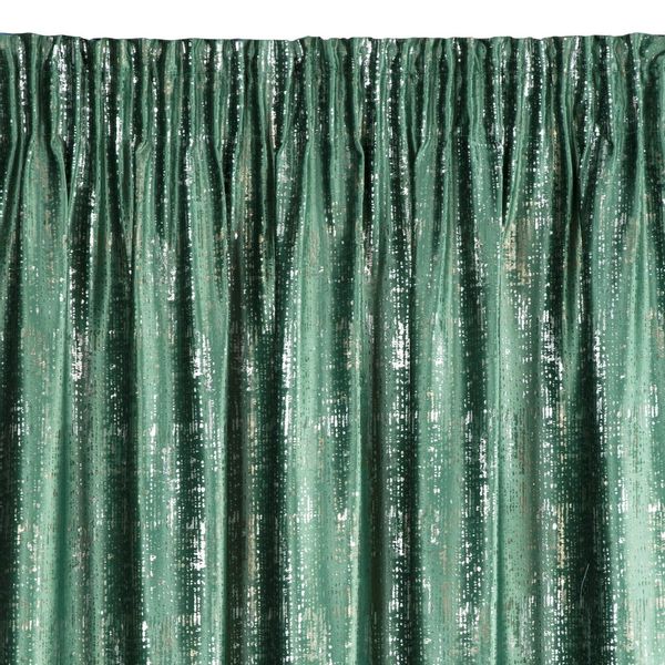 Zasłona gotowa na taśmie VILMA 140x270 Eurofirany ciemnozielony zdjęcie 4