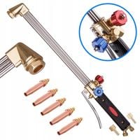 Palnik do Grzania Cięcia Propan Tlen 50cm WBUDOWANY BEZPIECZNIK 5 Dysz