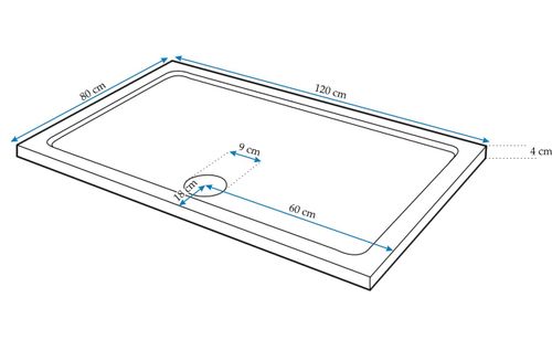 Brodzik Breno 80 x 120 na Arena.pl