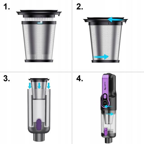 ODKURZACZ RĘCZNY BEZPRZEWODOWY AKUMULATOROWY SAMOCHODOWY DUŻA MOC na Arena.pl