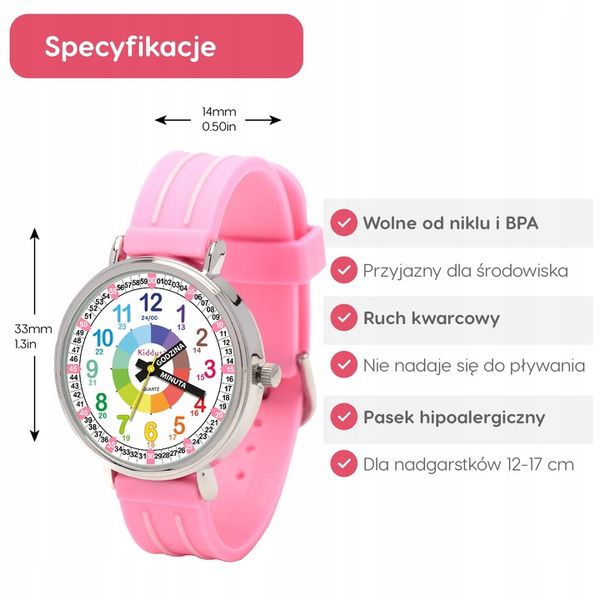 Kiddus Time Teacher Polish Pink zdjęcie 3