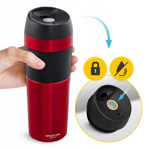 KUBEK TERMICZNY TERMOS GORĄCE NAPOJE DO 12H-24H KAWA HERBATA SZCZELNY 400ml na Arena.pl