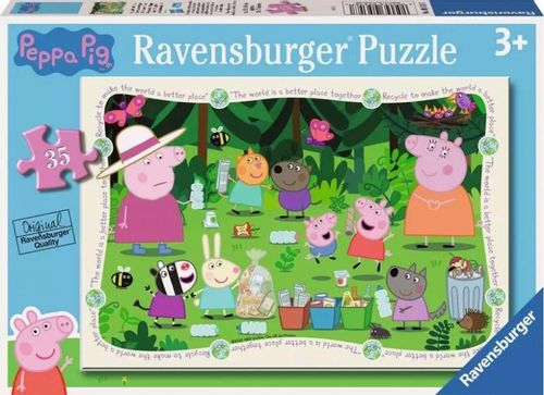 Puzzle 35 Elementów Świnka Peppa na Arena.pl