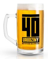 Kufel Do Piwa 500 Ml Prezent Na 40 Urodziny Gadżet Dla Mężczyzny