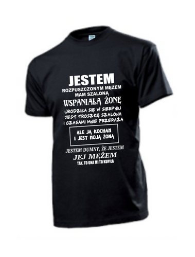 Koszulka koszulki z nadrukiem napisem dla taty na Arena.pl