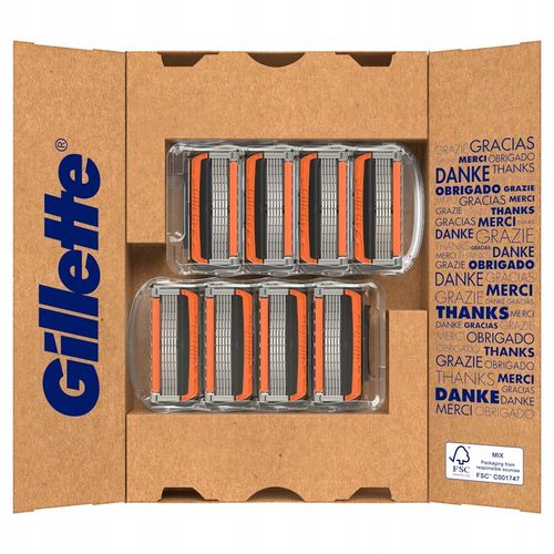 Gillette ProGlide Wkłady do maszynki do golenia dla mężczyzn, 8 sztuk na Arena.pl