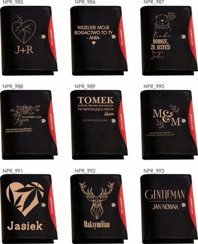 BOX PREZENTOWY portfel GRAWER personalizowany TANI na Arena.pl