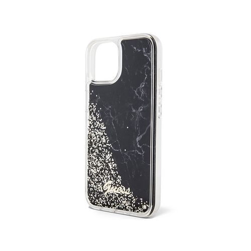 Guess Liquid Glitter Marble - Etui iPhone 14 (Czarny) na Arena.pl