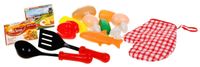 DLA DZIECI ZABAWKOWY ZESTAW KUCHARSKI Z AKCESORIAMI