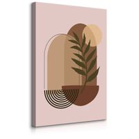 Duży Obraz Do Sypialni Minimalizm Liście Styl Boho Natura 30cm x 40cm