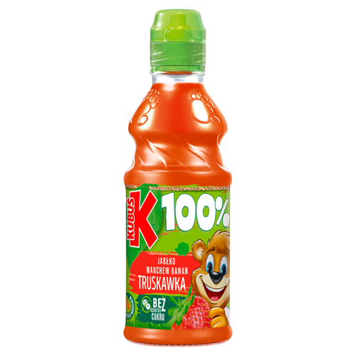 Kubuś 100% Sok jabłko marchew banan truskawka 300 ml na Arena.pl