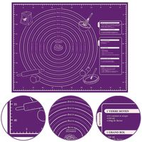 Stolnica silikonowa TSG-205 MATA NA STÓŁ do ciasta podkładka 60 x 45,5 cm