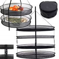 SUSZARKA DO GRZYBÓW SUSZARNIA WISZĄCA DO ZIÓŁ WARZYW ROŚLIN 4 PÓŁKI SIATKA