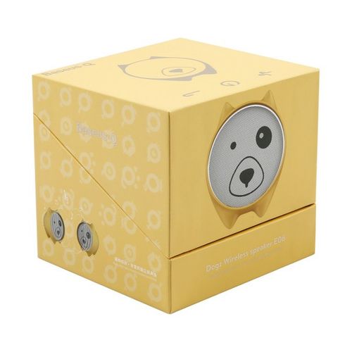 Bezprzewodowy głośnik Bluetooth Baseus Dogz E06  - zółty na Arena.pl
