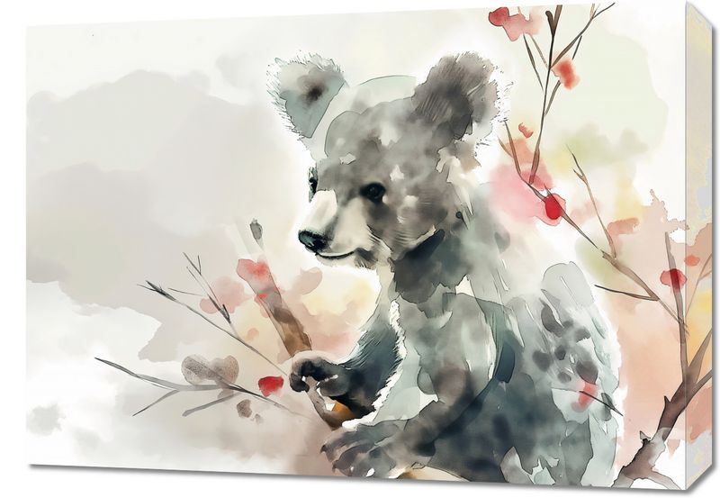 Obraz 70x50cm Akwarelowa Koala zdjęcie 1