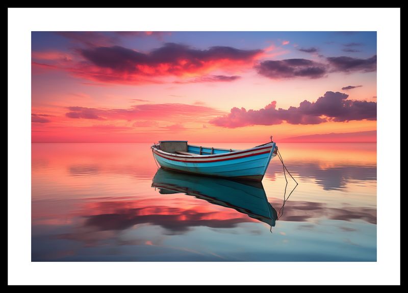 Plakat 45x30cm Spokój przed Połowem zdjęcie 3