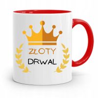 Dla Drwala Rębacza Kubek Czerwony Prezent Urodziny Z Nadrukiem Ze Zdjęciem