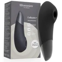 womanizer enhance czarny - stymulator 2w1 z technologią powietrzną