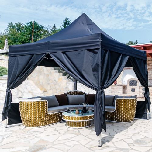 INSTENT PRO Namiot ogrodowy 3 x 3 m, czarny + 4 boki na Arena.pl