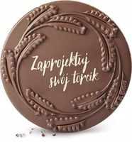 Personalizowany prezent Torcik Wedlowski z własną dedykacją/wzorem