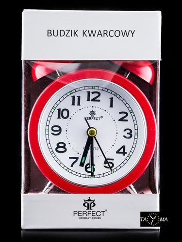 BUDZIK PERFECT Q878 - silver (do012a) na Arena.pl