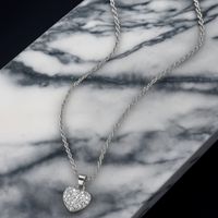 SREBRNY PEŁNY ŁAŃCUSZEK DAMSKI KORDEL SERCE PR. 925 + GRAWER GRATIS