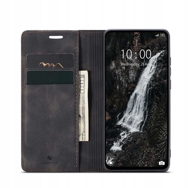 Spacecase Wallet Redmi Note 14 4G Black zdjęcie 5