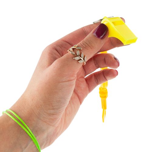 GWIZDEK BRELOK NA SPRĘŻYNCE SMYCZY BRELOCZEK PLASTIKOWY KARABIŃCZYK na Arena.pl